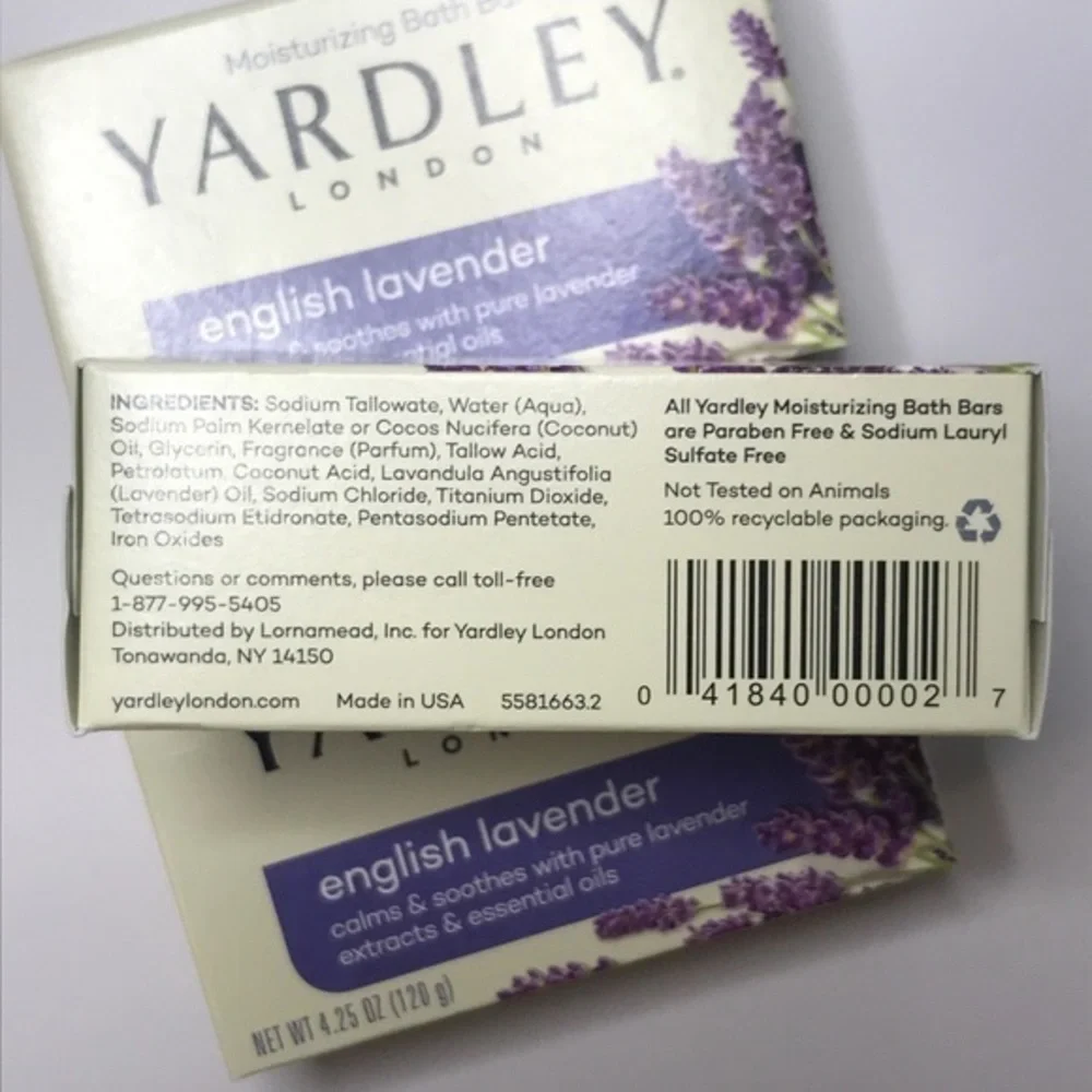 Yardley London, English Lavender Soap, 4.25 Ounce, 3‎ Packs